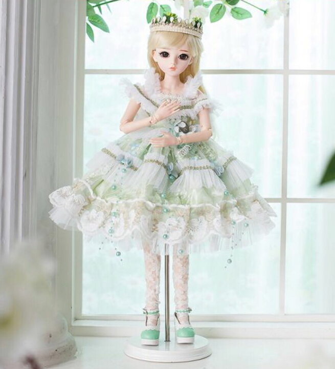楽天市場 プリンセスドール 60cm フランス人形本体 メイクアップ ウィッグ 靴 西洋人形 衣装付き 球体関節人形 リタハウス 楽天市場店