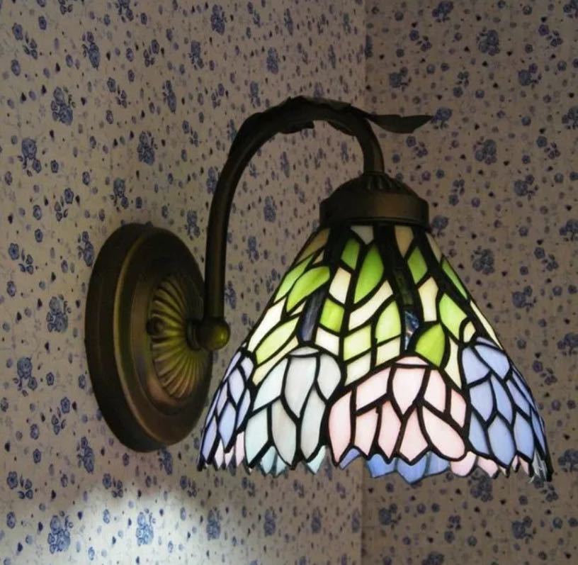 ～生活をカラフルオシャレに～ 壁掛け照明 ステンドグラス 記念日 大人気 ランプ 壁掛け灯