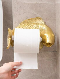 トイレットペーパーホルダー インテリア雑貨 ティッシュケース 魚