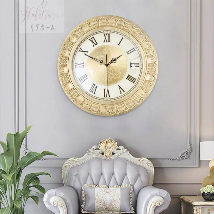 高級感豪華時計 ．壁掛け時計．静音 壁掛け時計（楽天市場】高級感豪華  