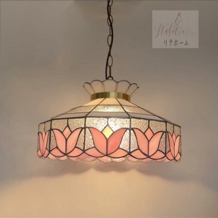 楽天市場】A004257高級感ステンドグラス ペンダントライト豪華天井照明  
