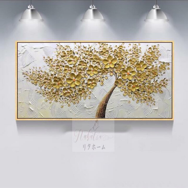 楽天市場】A004290手作り油画 額つき 美術品 絵画インテリア壁飾り 