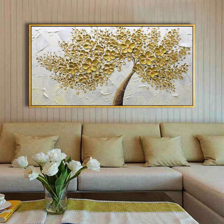 楽天市場】A004290手作り油画 額つき 美術品 絵画インテリア壁飾り 