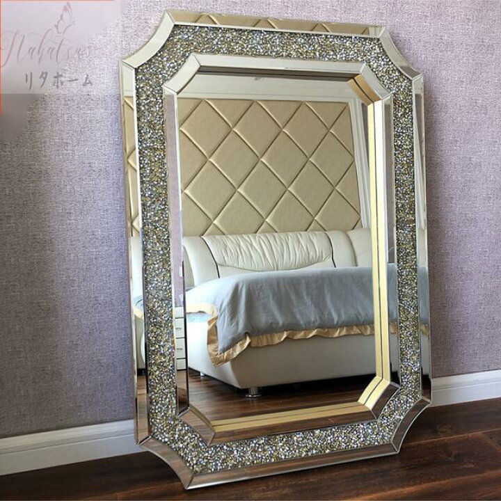 楽天市場】A004491高級壁掛け鏡 壁掛け ．壁掛けミラー ウォールミラ  