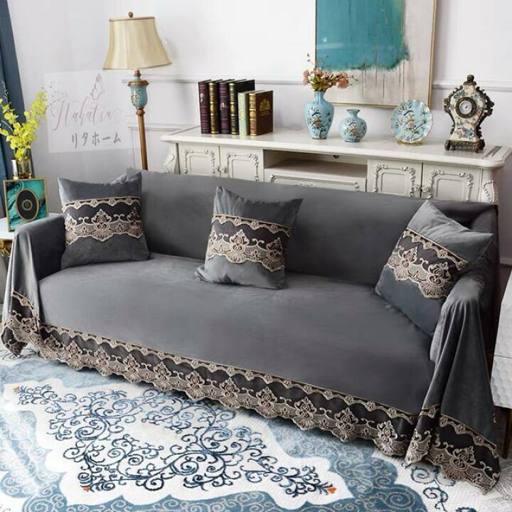 楽天市場】A005394高級ソファーカバー ソファーシーツ 3人掛け マルチ  