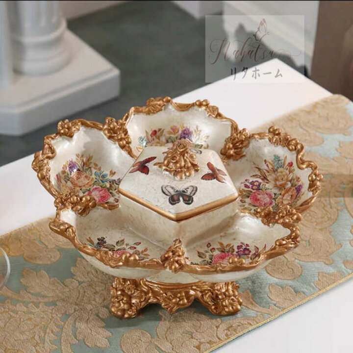 楽天市場】A005724高級果物皿 お菓子皿 北欧フルーツプレート  