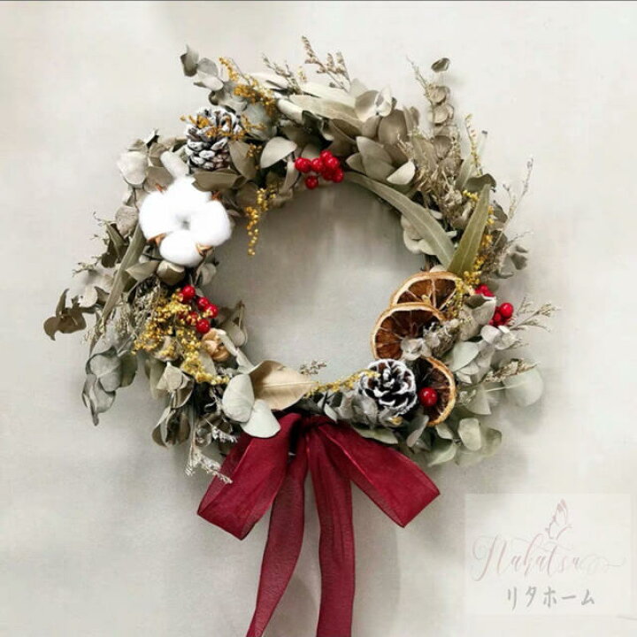 最大10%OFFクーポン クリスマスリース★フラワーリース★玄関リース インテリア 最大10%OFFクーポン クリスマスリース★フラワーリース★玄関リース インテリア