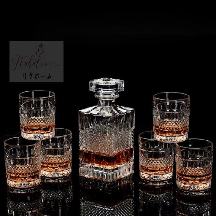 楽天市場】高級デカンタとグラスセット ガラス食器 ウイスキーグラス 
