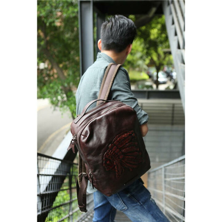 楽天市場】A006457多機能バッグ 高品質本革 手染め手縫い 牛革レザー  