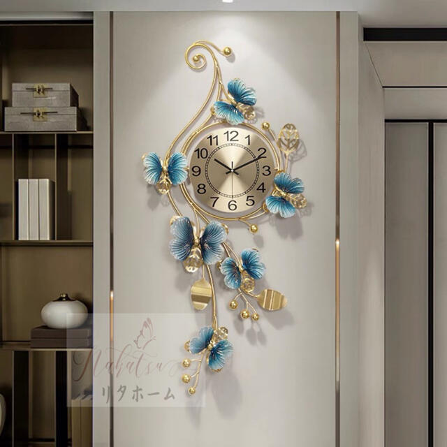 【楽天市場】壁掛け時計 壁飾り 高級掛け時計 靜音時計 : リタハウス 