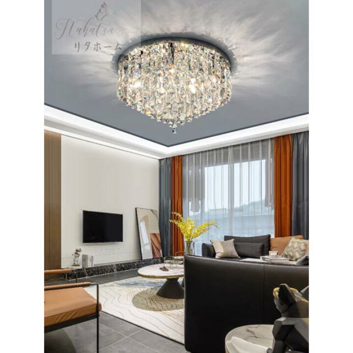 楽天市場】A007636水晶シャンデリア LED ペンダントライ トランプ 天井  