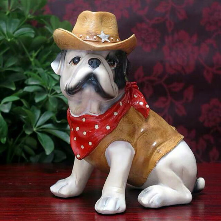 楽天市場】A058169ブルドッグ雑貨 ブルドッグの置物 部屋飾り 犬の飾り  