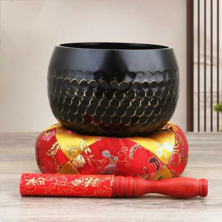 楽天市場】極上品おりん 仏具 りん棒と座布団付き 直径21cm 磬子 きん 