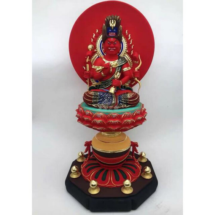 楽天市場】A041079総檜材 木彫仏像 仏教美術 精密細工 仏師で仕上げ品  