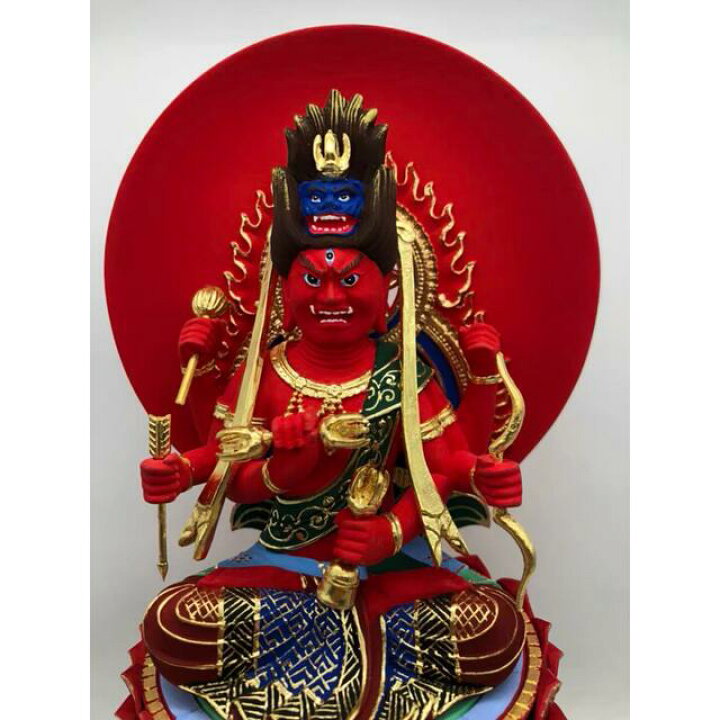 楽天市場】A041079総檜材 木彫仏像 仏教美術 精密細工 仏師で仕上げ品  