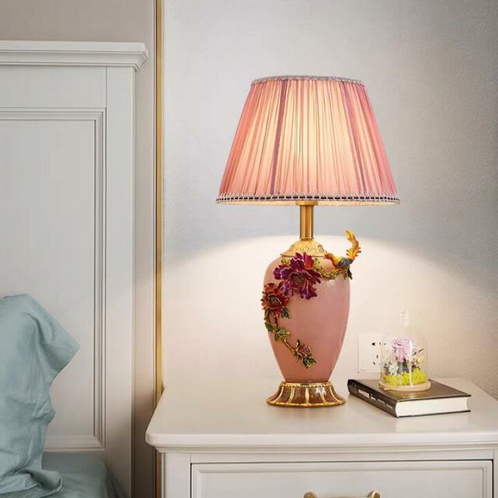 楽天市場】A041335琺瑯彩照明スタンドライト ．テーブルランプ デスク  