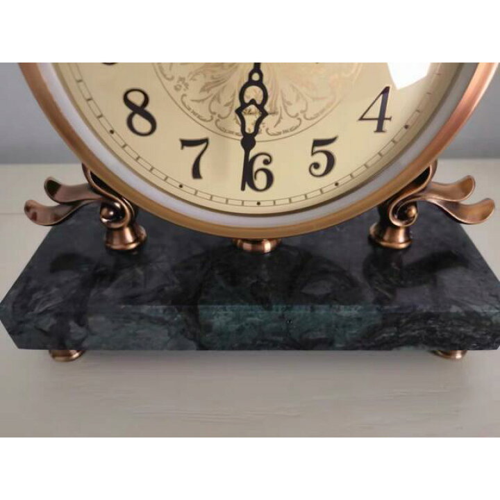楽天市場】A041668復古置時計 高級置物 美しい 静音置時計 大理石 高級  