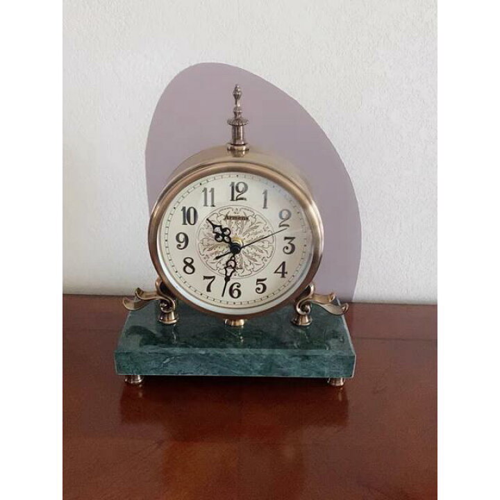 楽天市場】A041668復古置時計 高級置物 美しい 静音置時計 大理石 高級  