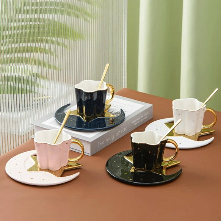 楽天市場】ティー・コーヒーカップセット カップ＆ソーサー4客セット 