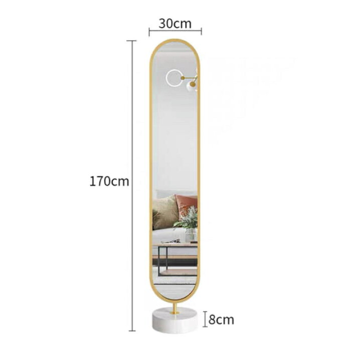 楽天市場】A042375ラグジュアリーフルレングスミラー 全身鏡 姿見鏡  