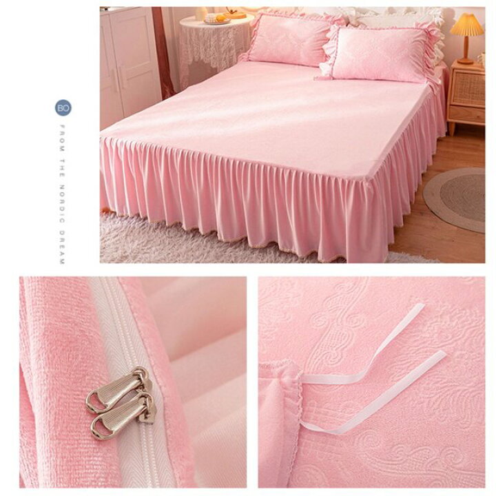 楽天市場】ワイドダブル ベッド用品4点セット ．寝具 枕カバー掛け布団  