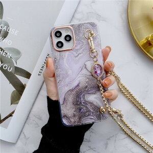 A053236MO4�嗝�Ε��N���A�}�[�u�� iPhone�P�[�X ������ �����O�t�� �΂߂��� �X�g���b�v iPhone14 iPhone13 iPhone12