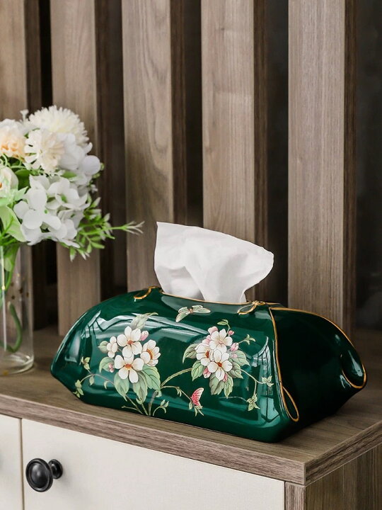 楽天市場】A059092高級ティッシュケース ティッシュボックス 陶瓷器  