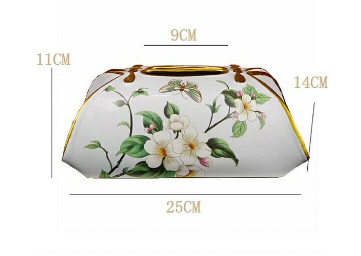 楽天市場】A006413高級ティッシュケース ティッシュボックス 陶瓷器 花  