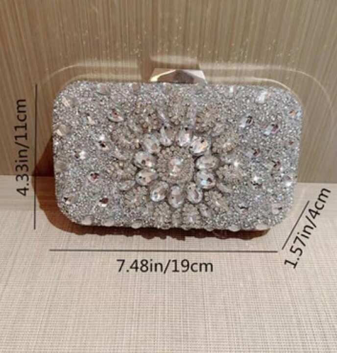 楽天市場】A002959豪華パーティーバッグ キラキラ ストーンBAG  