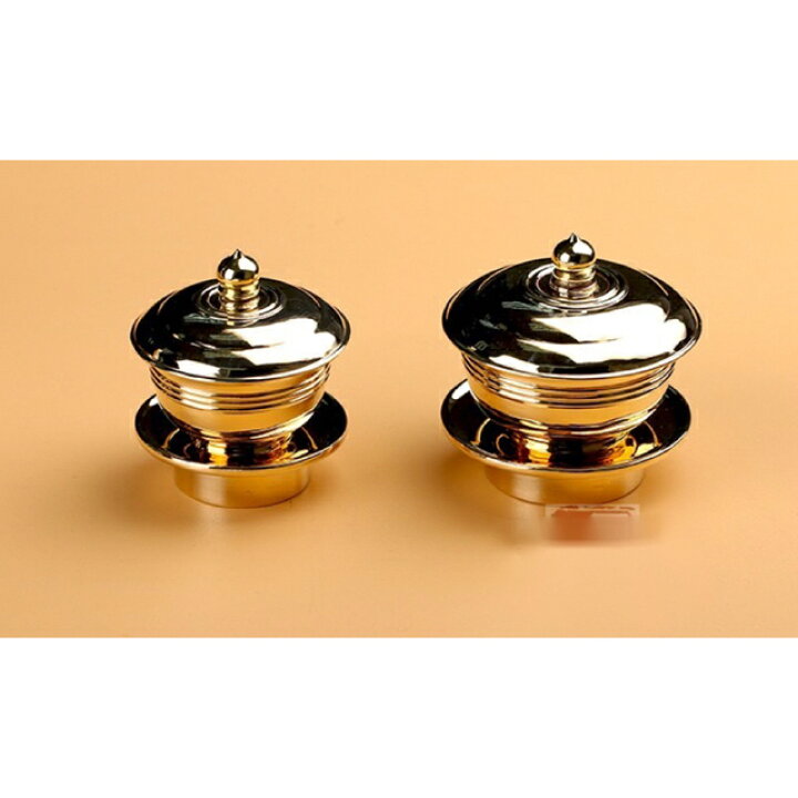 楽天市場】A015022密教 法具 洒水器 塗香器二器セット 真鍮製 寺院用  