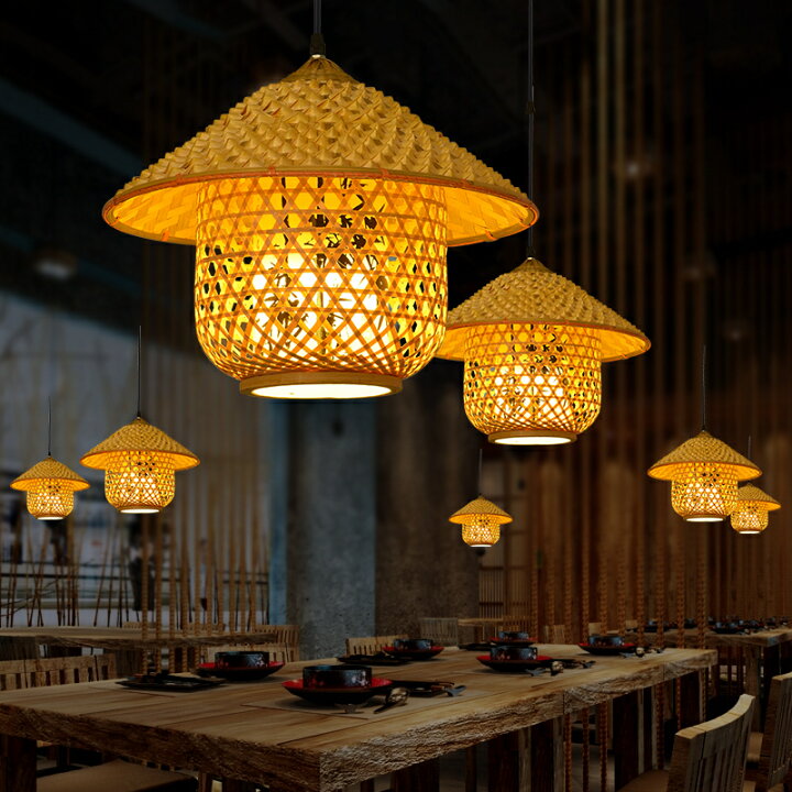 楽天市場】A053169L78-1竹.籐.ペンダントライト．洋風照明  