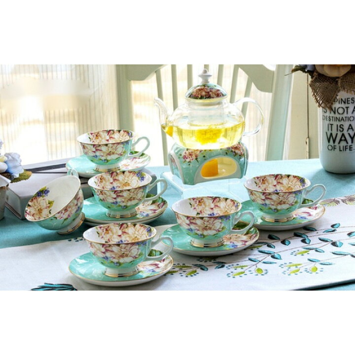 楽天市場】A015206姫ディーニ ティーカップ＆ソーサー 6客セット 花柄  