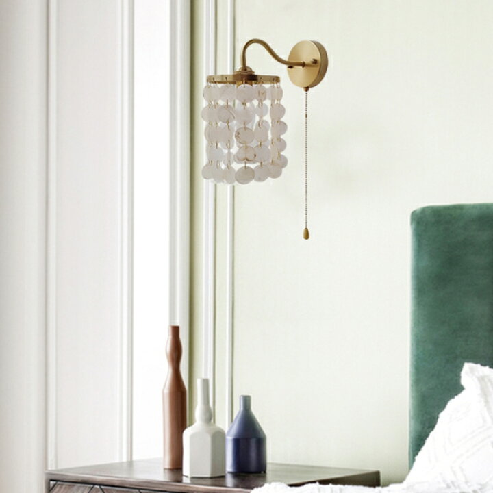 楽天市場】A056881豪華壁掛け照明 ブラケットライト壁掛け灯 貝 玄関  