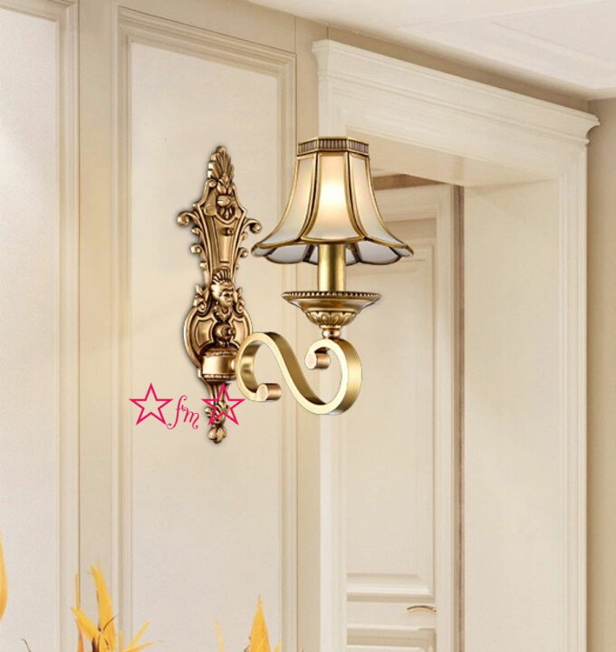楽天市場】A049026高級銅壁掛け照明 ブラケットライト壁掛け灯 玄関  