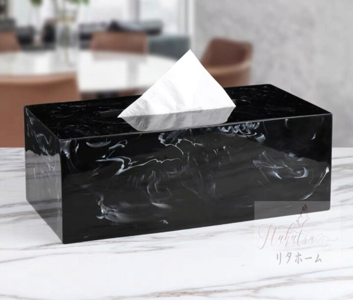 楽天市場】A051064高級感のある ティッシュケース 大理石調  