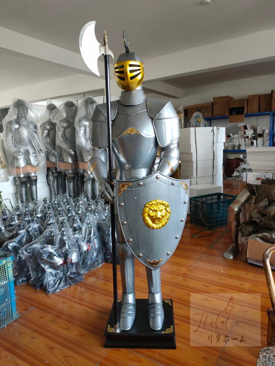 楽天市場】A044699中世ヨーロッパ 騎士道 人気インテリア中世風甲冑鎧 