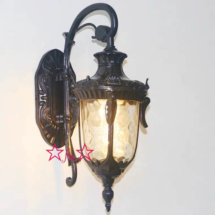 楽天市場】A000076高級壁掛け照明 豪華壁掛け灯玄関灯 門灯 庭園灯  