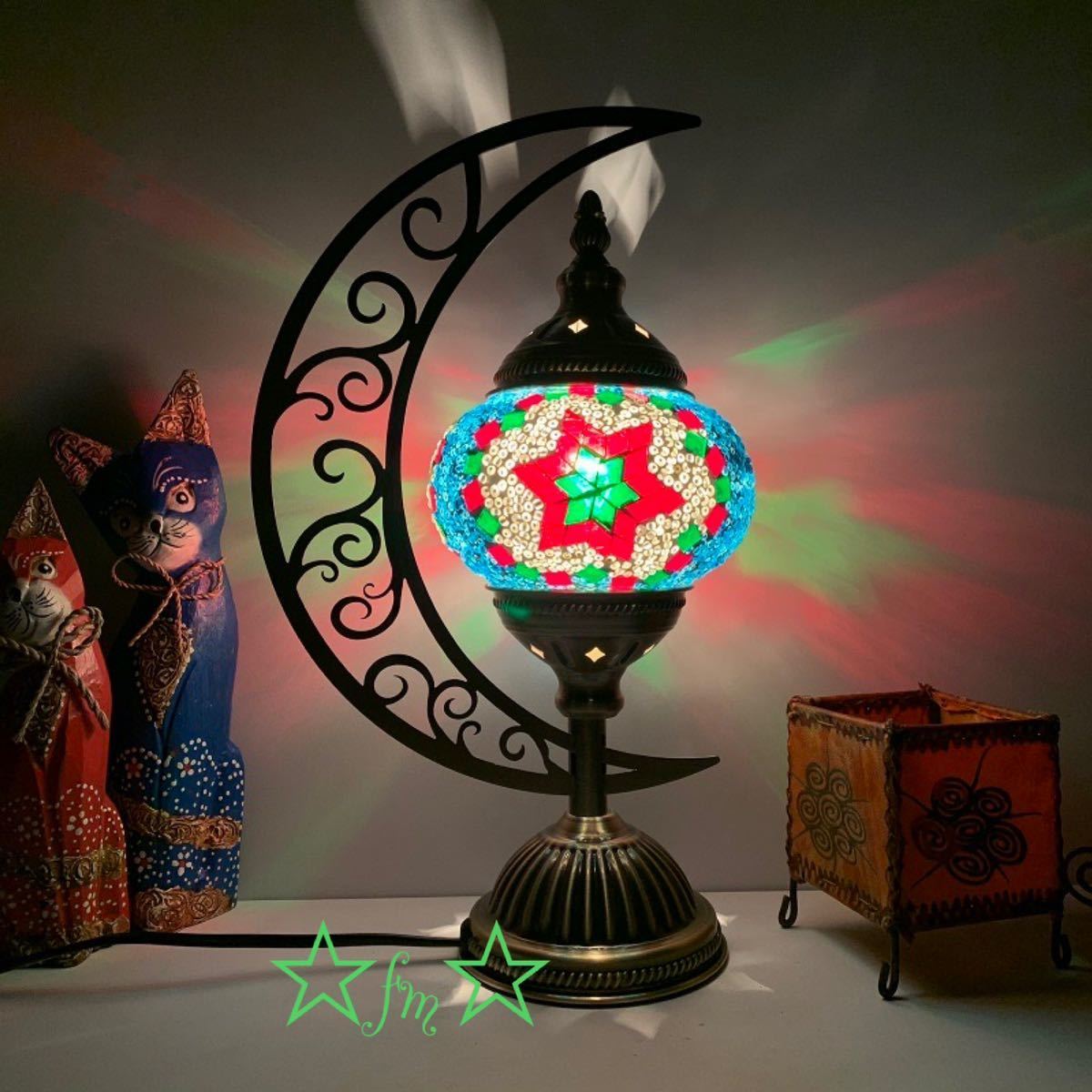 楽天市場】ボヘミア調トルコテーブルランプ モロッコ風照明 スタンド
