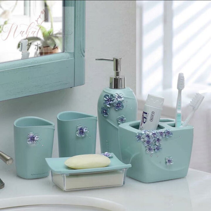 楽天市場】A049304高級サニタリー5点セットディスペンサー 歯ブラシ  