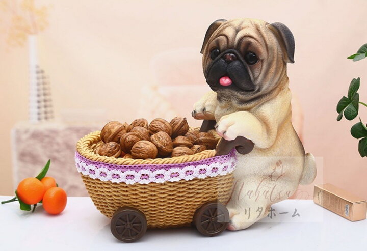 楽天市場】A049324小物入れ 収納ケース 収納箱 パグ雑貨 : リタハウス  