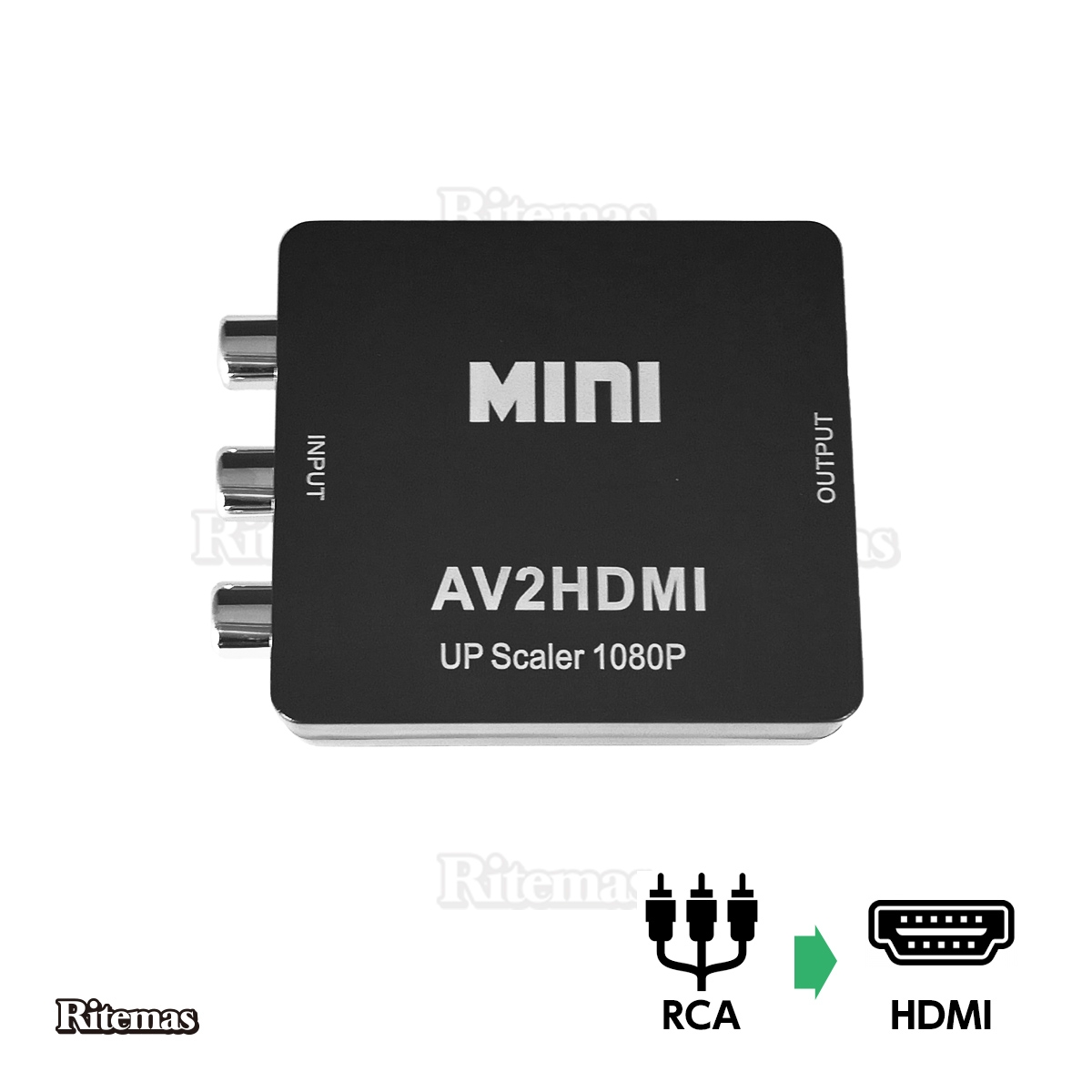爆安RCA to HDMI変換コンバーター USBケーブル付き アダプター hdmi AV2HDMI hdmi出力 720p 高解像度 変換  コネクター AVケーブル HDMI AV コンバーター 1080p コンバーター 変換器 コンポジット入力 音声転送 to コンポジットをHDMIに 変換アダプタ 1080P対応 変換 ...