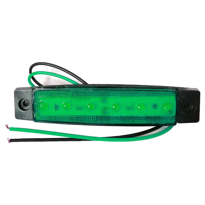 楽天市場】トラック LEDサイドマーカー 角型 24V専用 片側 6連LED 