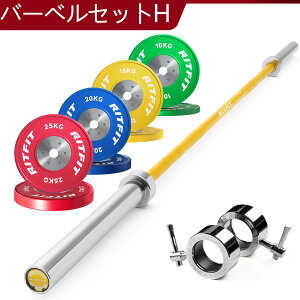 �y�y�V�����L���O1�ʁzRITFIT �I�����s�b�N �o�[�x���Z�b�g �x���`�v���X �_���x���Z�b�g �o�[�x���V���t�g+���Z�p�E�F�C�g�v���[�g�Z�b�g 100kg ���a50mm �f�b�h���t�g �E�F�C�g���t�e�B���O 
