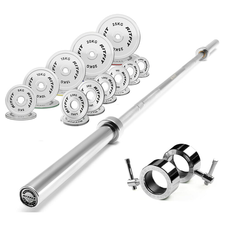 楽天市場】RITFIT オリンピック バーベルセット ベンチプレス ダンベル  