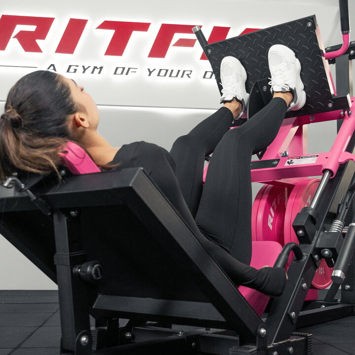 楽天市場】RITFIT 2in1レッグプレスマシン ハックスクワットマシン 