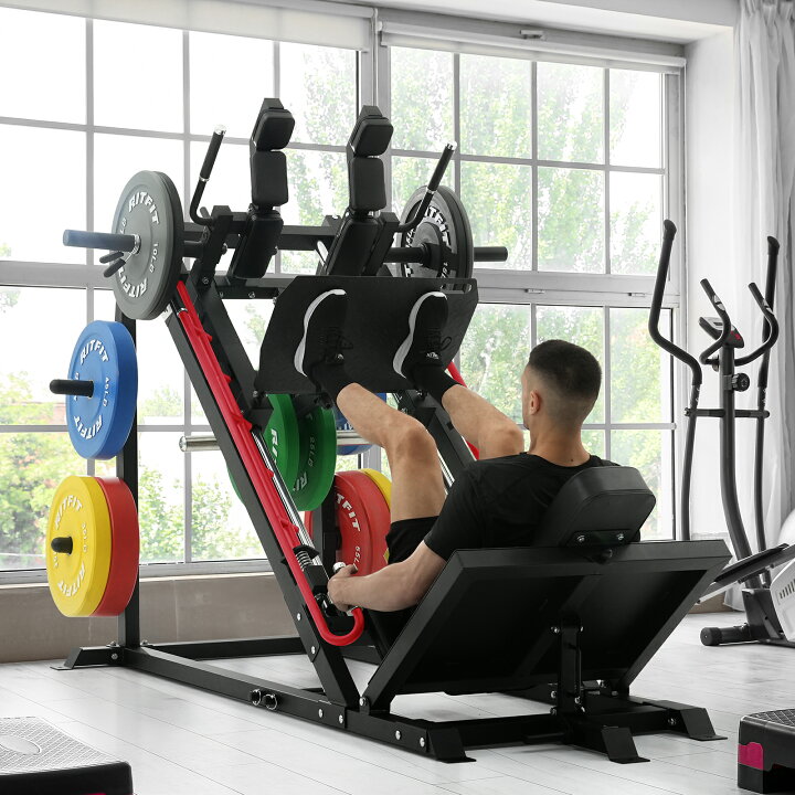 楽天市場】RITFIT 3in1レッグプレスマシン ハックスクワットマシン 
