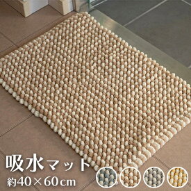 バスマット 洗濯機 洗える 40×60cm [ 吸水 マイクロファイバー 吸水性 玄関マット 室内 おしゃれ 夏用 夏用玄関マット 洗える 厚手 吸水マット キッチン 吸水 水切り マット 水切りマット 大判 大判 ミニラグ ラグマット 小さい 洗濯機で洗える インテリアマット ]