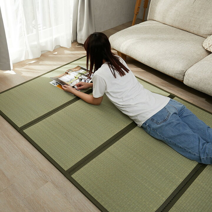 楽天市場】い草マットレス ダブル 140×200cm [ 畳マット 折り畳み 井草 