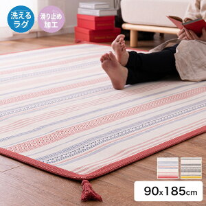 �C���h�� ���O ������ �����` �􂦂� 90×185cm 1�� [ ���O�}�b�g ������� �J�[�y�b�g ����~�ߕt�� �I�[���V�[�Y�� �ă��O ��100 �z�b�g�J�[�y�b�g�Ή� ���g�[�Ή� �􂦂郉�O ������ �x�b�h��