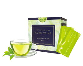 KA・RO・YA・KA 玄米茶 -Burn- 飲むだけカンタン ダイエットサポートドリンク [ 玄米茶 ] （ 75g / 2.5g×30袋) Wサポート カロヤカ かろやか 脂肪燃焼 ダイエット